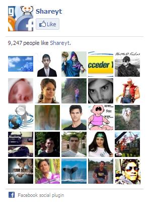 Check for people who liked shareyt on facebook and like our fanpage
