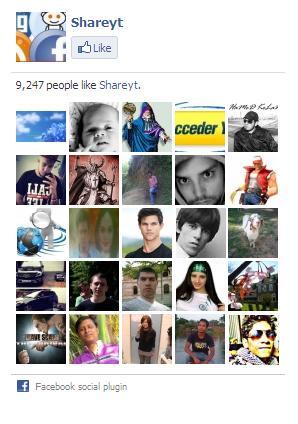 Check for people who liked shareyt on facebook and like our fanpage