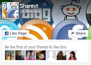 Join Shareyt fanpage on facebook